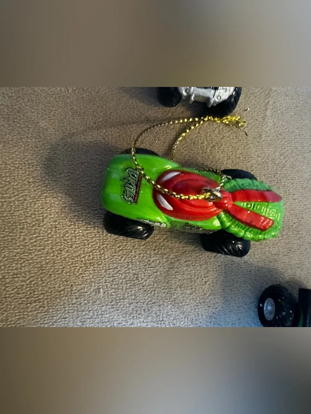 Mini Monster Truck Toy ornament set - approximately 1”